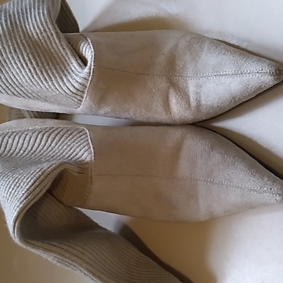 Vintage, Rampage, Fabric, Upper Balance, Beige Boots, beautiful - Picture 7 of 11